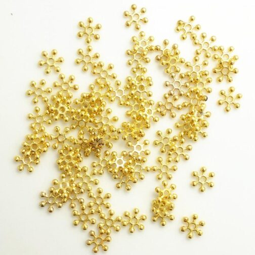 golden spacer for jewelry making