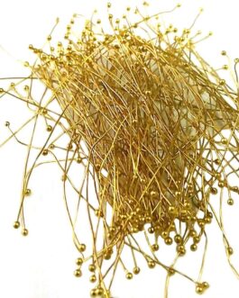 20 gram golden ball headpin (mogra) golden