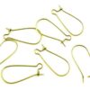 pack of 25 pairs earring making hoops wire